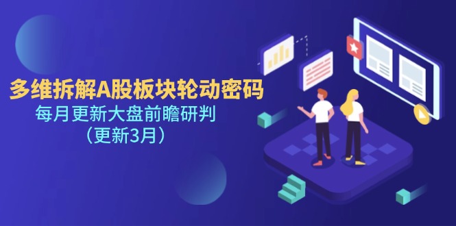 （14213期）多维拆解A股板块轮动密码，每月更新大盘前瞻研判（更新3月）-聚成轻创